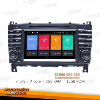 NAVEGADOR MULTIMEDIA ANDROID 11.0 DVD GPS TÁCTIL