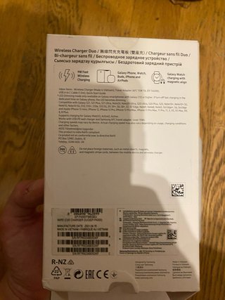 Cargador Inalámbrico Samsung Duo