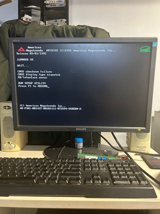 Placa Base 486SX + RAM Antiguo PC
