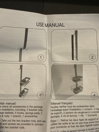 Estantería baño acero inoxidable 66cm