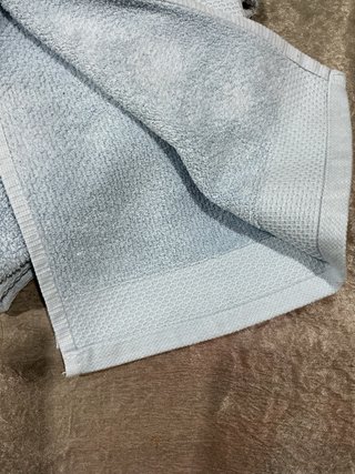 Set 2 Asciugamani cotone azzurro