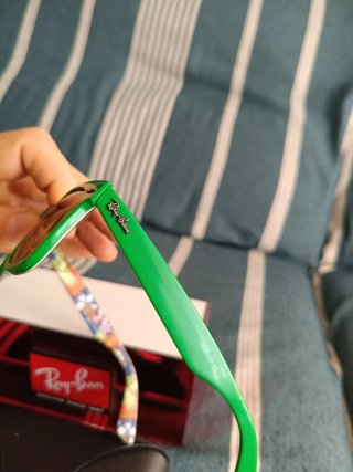 Gafas Ray-Ban Wayfarer Verdes Lentes Marrones