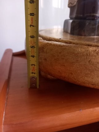 Santa Teresita con fanal de cristal
