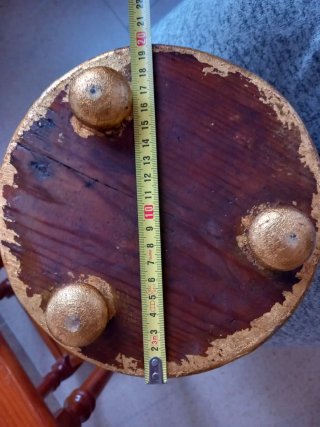 Santa Teresita con fanal de cristal