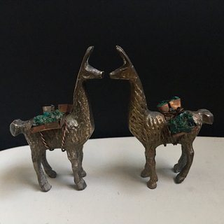 Llamas/Alpacas de Bronce