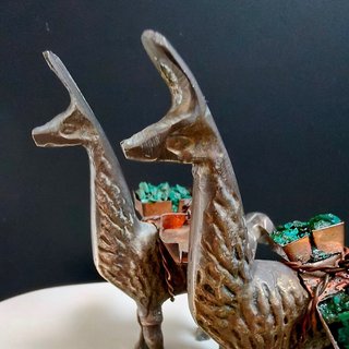 Llamas/Alpacas de Bronce