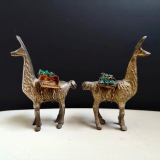 Llamas/Alpacas de Bronce