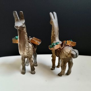 Llamas/Alpacas de Bronce