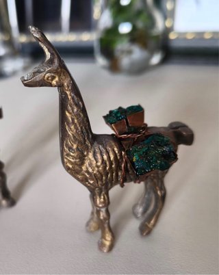 Llamas/Alpacas de Bronce