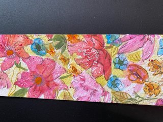 Segnalibri floreali acquerellati a mano