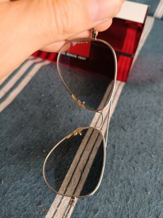Gafas de sol Ray-Ban Aviator plata y negro