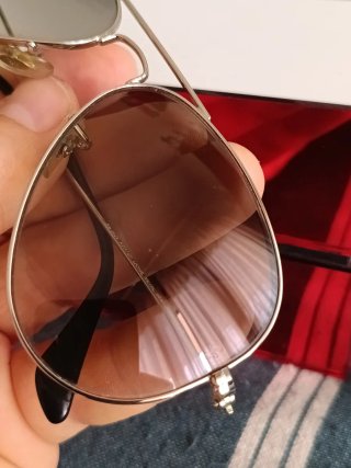 Gafas de sol Ray-Ban Aviator plata y negro