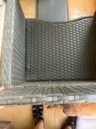 Conjunto mesa y 2 butacas exterior Mesa 110
