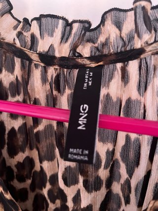 Vestido Mango Leopardo