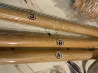 Barra Cortina Extensible Madera Rústica