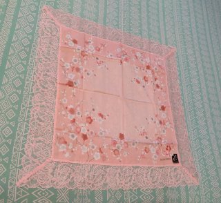 Foulard Hanae Mori vintage fiori di ciliegio.