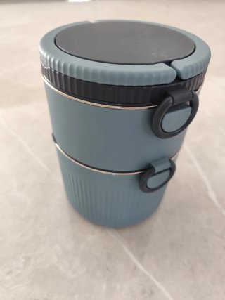 Marmita Tupperware Dupla Metal/Plástico