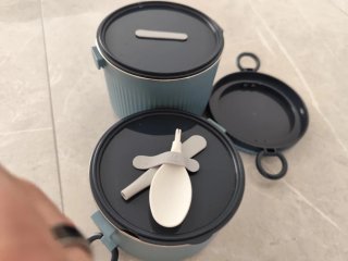 Marmita Tupperware Dupla Metal/Plástico