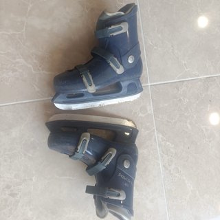 Patines de Hielo Azules Ajustables
