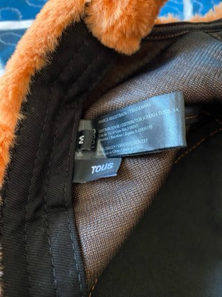 Gorra Tous Naranja Peluche