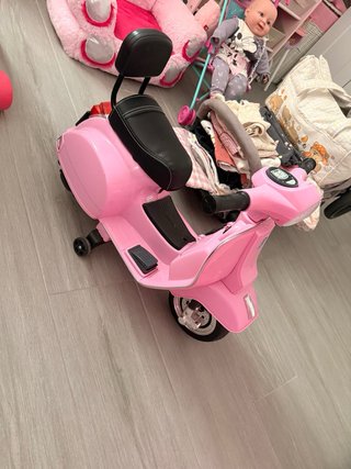 Moto Vespa Rosa Infantil