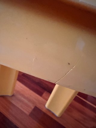 Taburete vintage Gedy amarillo