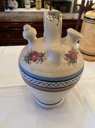 Lote 2 botijos de cerámica