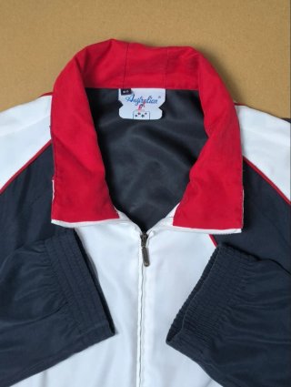 Chaqueta Australian Vintage Blanca Azul Retro