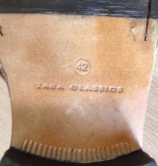 Zapatos de vestir Zara marrones