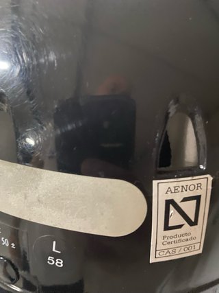 Casco Ciclomotor NZI Talla L Negro
