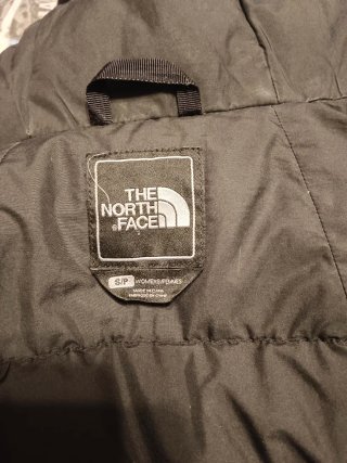 Abrigo The North Face plumífero negro