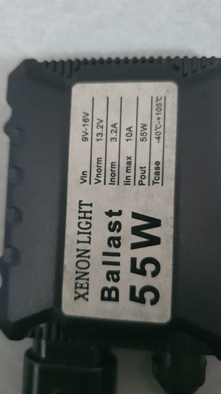 Balastro Xenón 55W Universal 9V-16V 13.2V 3.2A
