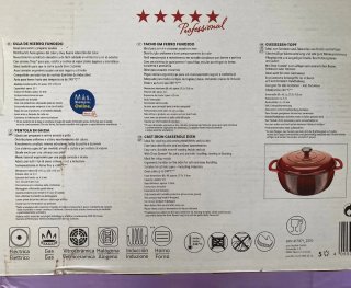 Olla Hierro Fundido Ernesto 5,1L Roja
