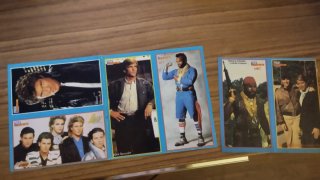 Pegatinas Tele Indiscreta 1985 serie El equipo A