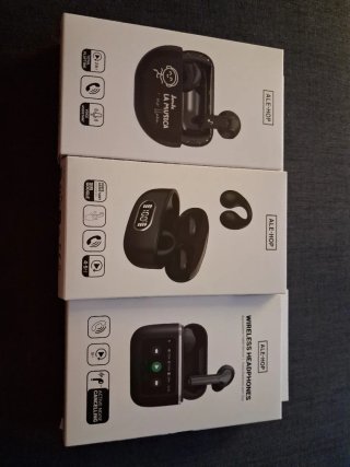 Auriculares inalámbricos ALE-HOP negros