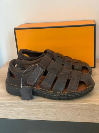 Sandalias hombre de piel. Número 40