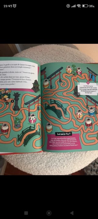 La cité interdite (escape book). En francés
