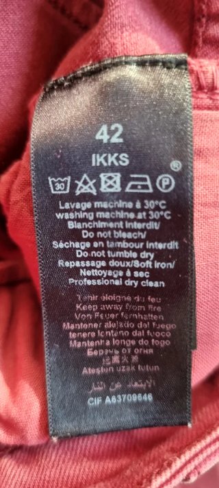 Pantalón mujer tipo tejano de la marca ikks,