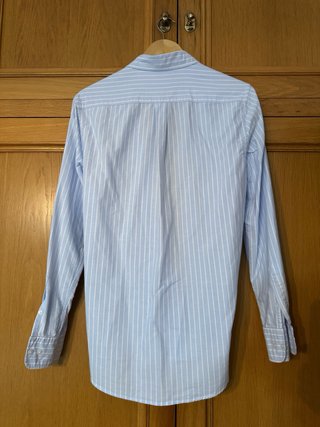 Camisa Rayas Azul Talla M Alvaro Moreno