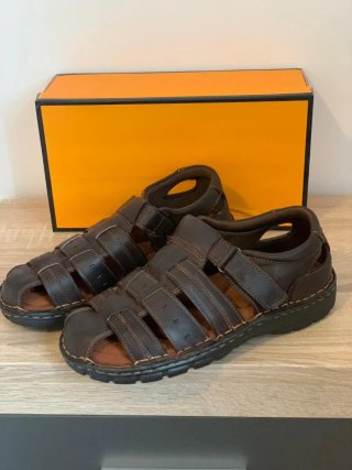 Sandalias hombre de piel. Número 41
