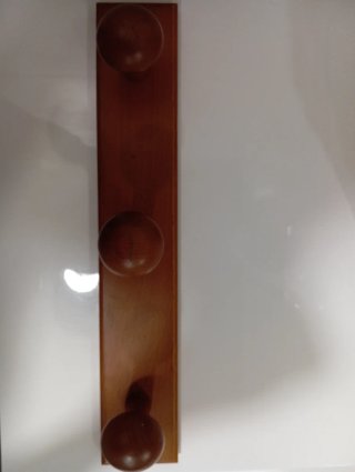 Perchero de madera para pared