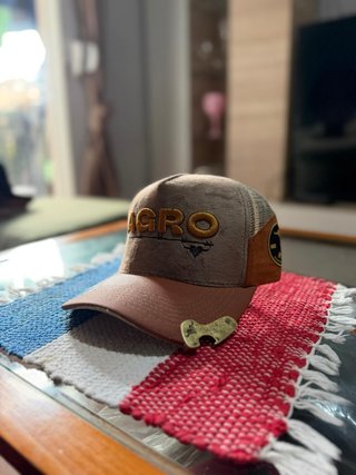 Gorra MEVO Paraguay Negra y Gris