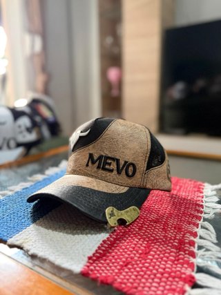 Gorra MEVO Paraguay Negra y Gris