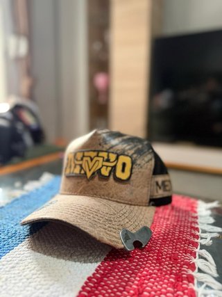Gorra MEVO Paraguay Negra y Gris