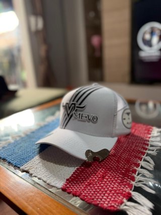 Gorra MEVO Paraguay Negra y Gris