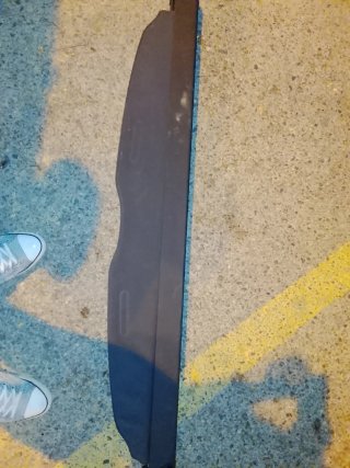 Bandeja maletero enrollable.longitud 140 cm