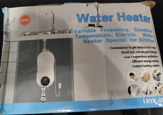 Calentador agua eléctrico 5500W LED