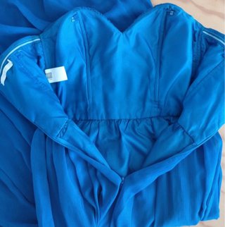 Vestido azul de fiesta/graduación
