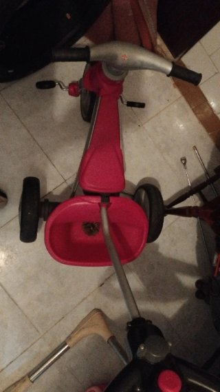 Triciclo infantil rosa