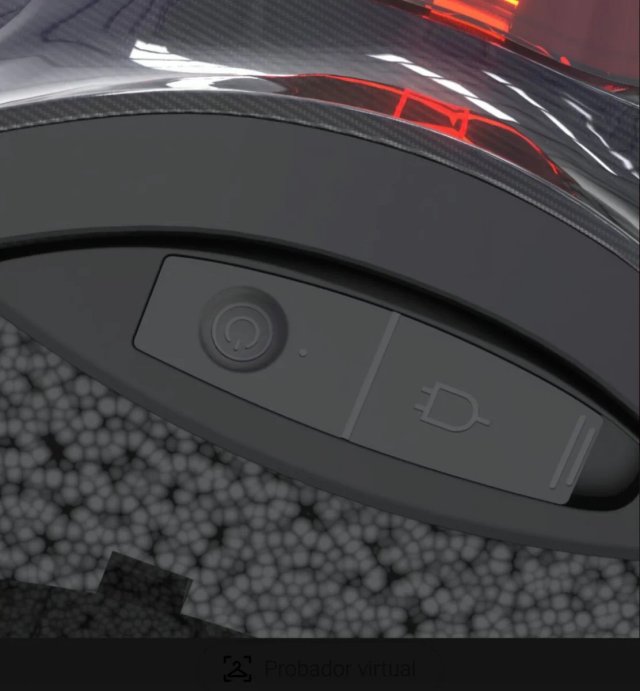Casco inteligente  l fibra de carbono.XL OFERTA